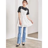 花柄刺繍ティアードキャミチュニック | LUDIC PARK | 詳細画像5 