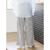 ストライプイージーワイドパンツ | LUDIC PARK | 詳細画像4 