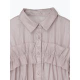 シアーサイドリボンフリルショートシャツ | LUDIC PARK | 詳細画像12 