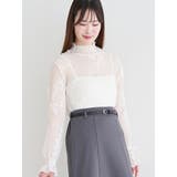 シアー刺繍インナーブラウス | LUDIC PARK | 詳細画像19 