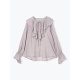 ピンタックサテンフリルブラウス | LUDIC PARK | 詳細画像19 