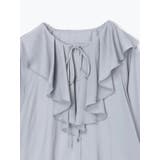 ピンタックサテンフリルブラウス | LUDIC PARK | 詳細画像22 