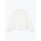 白 | 裾ドロストルーズシルエットシャツ | LUDIC PARK