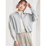 緑 | 裾ドロストルーズシルエットシャツ | LUDIC PARK