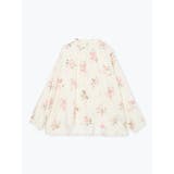 水彩プリントバンドカラーブラウス | LUDIC PARK | 詳細画像1 