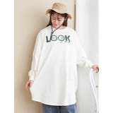 アイボリー | LOOKネコプリントチュニック | LUDIC PARK