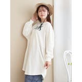 LOOKネコプリントチュニック | LUDIC PARK | 詳細画像3 