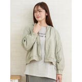 撥水ノーカラーギャザーブルゾン | LUDIC PARK | 詳細画像11 