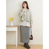 撥水ノーカラーギャザーブルゾン | LUDIC PARK | 詳細画像15 