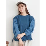 インディゴ異素材プルオーバー | LUDIC PARK | 詳細画像2 