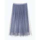 グラデーションラメチュールロングスカート | LUDIC PARK | 詳細画像1 