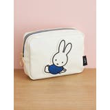 miffy スクエアポーチ ブルー【ミッフィー】 | LUDIC PARK | 詳細画像1 