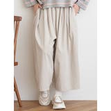 淡グレー | ルーズシルエットツイルタックパンツ | LUDIC PARK