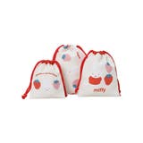 - | miffy イチゴ 巾着 3点セット【ミッフィー】 | LUDIC PARK