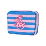 - | OSAMU GOODS ボーダー柄ケアポーチ ピンク | LUDIC PARK