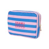 OSAMU GOODS ボーダー柄ケアポーチ ピンク | LUDIC PARK | 詳細画像2 