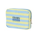 OSAMU GOODS ボーダー柄ケアポーチ ブルー | LUDIC PARK | 詳細画像2 