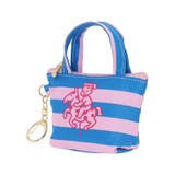 - | OSAMU GOODS ボーダー柄ミニトート型チャーム ピンク | LUDIC PARK