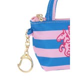 OSAMU GOODS ボーダー柄ミニトート型チャーム ピンク | LUDIC PARK | 詳細画像4 