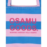 OSAMU GOODS ボーダー柄ミニトート型チャーム ピンク | LUDIC PARK | 詳細画像6 