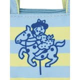 OSAMU GOODS ボーダー柄ミニトート型チャーム ブルー | LUDIC PARK | 詳細画像5 