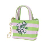 OSAMU GOODS ボーダー柄ミニトート型チャーム グリーン | LUDIC PARK | 詳細画像1 