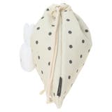 miffy ドット柄マスコット巾着ポーチ アイボリー【ミッフィー】 | LUDIC PARK | 詳細画像3 