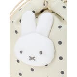 miffy ドット柄マスコット巾着ポーチ アイボリー【ミッフィー】 | LUDIC PARK | 詳細画像5 