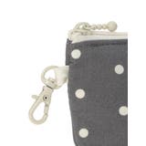 miffy ドット柄マスコット台形ポーチ グレー【ミッフィー】 | LUDIC PARK | 詳細画像6 