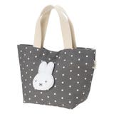- | miffy ドット柄マスコット トートバッグ グレー【ミッフィー】 | LUDIC PARK