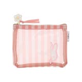 - | miffy ストライプ柄ミニフラットポーチ ピンク【ミッフィー】 | LUDIC PARK