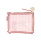 miffy ストライプ柄ミニフラットポーチ ピンク【ミッフィー】 | LUDIC PARK | 詳細画像2 