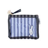 - | miffy ストライプ柄ミニフラットポーチ ネイビー【ミッフィー】 | LUDIC PARK