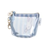 - | miffy ストライプ柄ミニ台形ポーチ ブルー【ミッフィー】 | LUDIC PARK