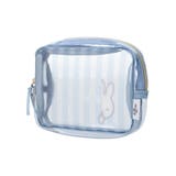 miffy ストライプ柄スクエアポーチ ブルー【ミッフィー】 | LUDIC PARK | 詳細画像1 