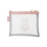 miffy メッシュミニフラットポーチ グレー【ミッフィー】 | LUDIC PARK | 詳細画像2 