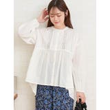 キャブリックレースコットンブラウス | LUDIC PARK | 詳細画像3 