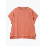 ピンク | ピグメントモチーフ刺繍プルオーバー | LUDIC PARK