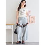 ボカシロゴフェイクレイヤードTシャツ | LUDIC PARK | 詳細画像5
