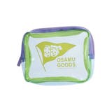 - | OSAMU GOODS クリアスクエアポーチ ブルー | LUDIC PARK