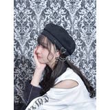 ハートバックルチェーンベレー帽 | NOEMIE | 詳細画像2