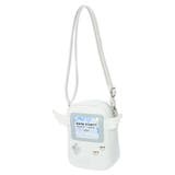 白 | 羽付きゲームショルダーバッグ | NOEMIE