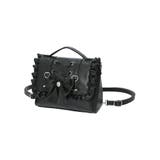 黒 | レースアップ3WAYリュック | NOEMIE