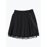 ［丈42cm］チェーン付き裾レースプリーツスカート | NOEMIE | 詳細画像32 