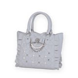 淡グレー | さきまるちゃんコラボ♡キラキラビジュー2wayショルダーバッグ | NOEMIE