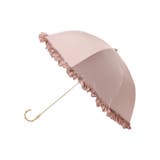 ピンク | フリル二段折り日傘 | LUDIC PARK