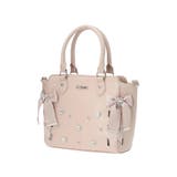 ピンク | お嬢さんビジューレースアップ2WAYバッグ | NOEMIE