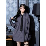 ネクタイ付きユニセックスシャツ | NOEMIE | 詳細画像1