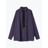 ネクタイ付きユニセックスシャツ | NOEMIE | 詳細画像24