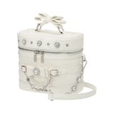 オフホワイト | さきまるちゃんコラボ♡キラキラバニティバッグ | NOEMIE